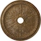 Ekena Millwork Winsor Ceiling Medallion (Fits Canopies up to 4"), 27 1/2"OD x 4"ID x 1 1/2"P, Rubbed Bronze CM27WIRZS - alternate 1